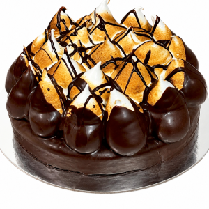 Signature Krembo Chocolate Caramel Cake