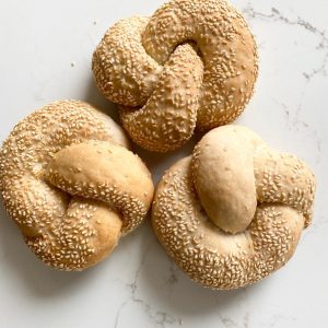 Challah - sesame rolls