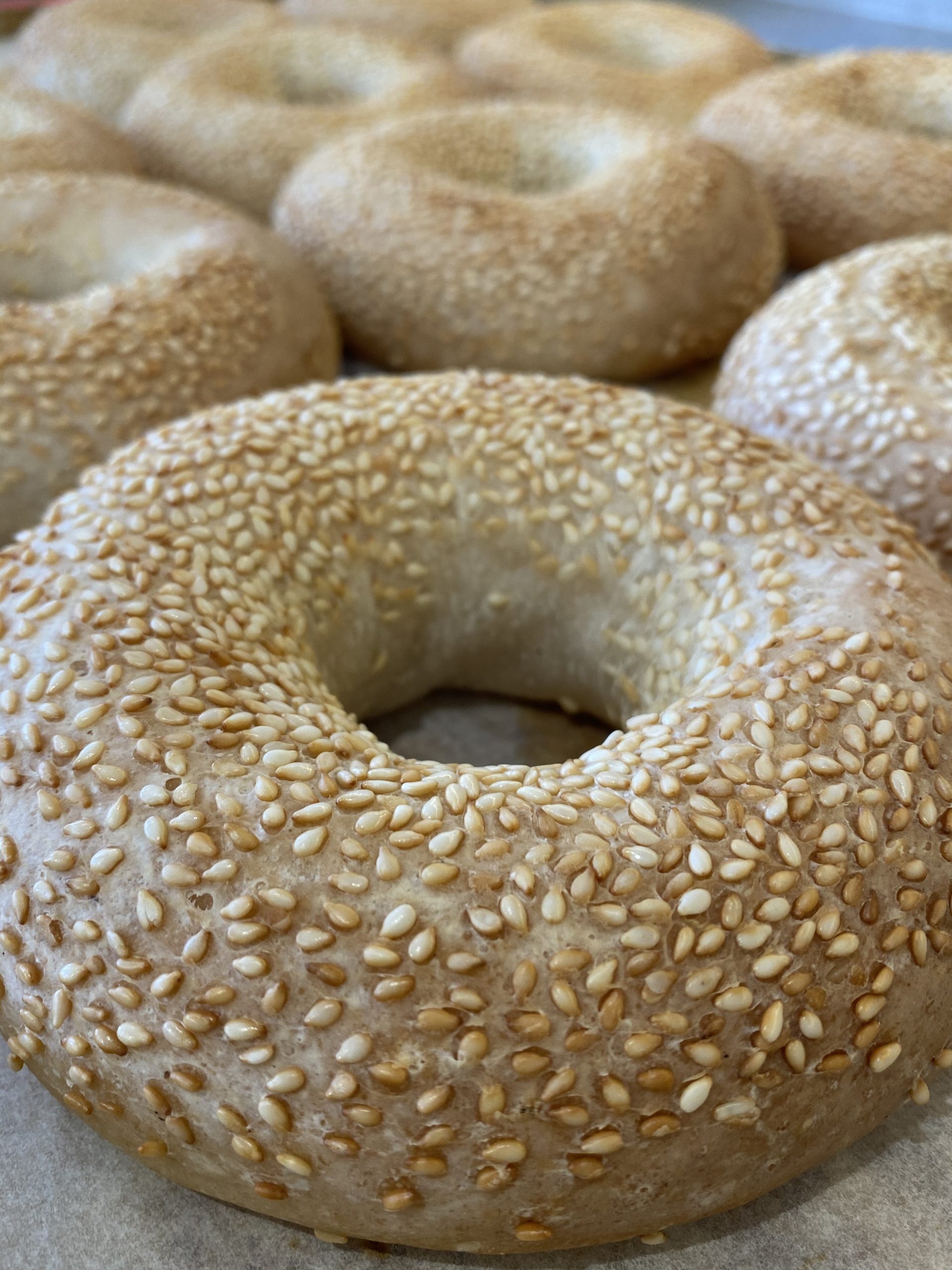 Bagel sesame 4 pack Glazed Gluten Free